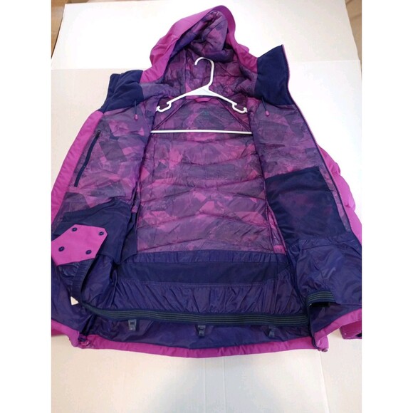 Women’s North Face Steep Series Windstopper 700 Goose Down Jacket Magenta Small - Picture 6 of 12